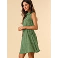 thumbnail image 3 of Vestido Sin Mangas Allegra K Día de San Patricio Verde M, 3 of 6