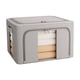 thumbnail image 2 of Caja de Almacenamiento de Ropa de 24 Litros con Doble Ventana, Fabricada En Tela Gruesa, Ideal para Guardar Camisetas, Camisetas, Camisetas, Organizador de Mudanzas E Impermeable., 2 of 7
