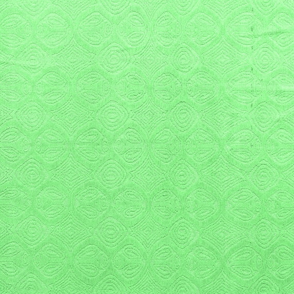 Ahgly Company Indoor Square Solid Emerald Green Modern Area Rugs, 5' Square
