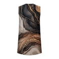 thumbnail image 5 of HOMBOM Tank Tops for Women Blouse Crew Neck Floral Spring Dark Gray Sleeveless Young Womans Shirts, 5 of 5