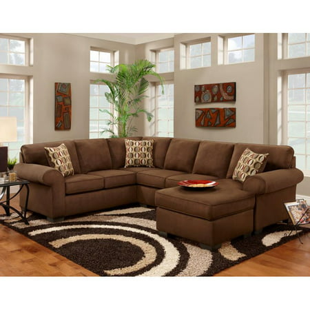 Chelsea Home Adams 2 Piece Sectional with Full Sleeper - Patriot ...