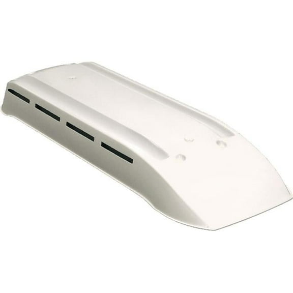 Low Profile Refrigerator Roof Vent Cap, Polar White
