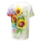 thumbnail image 5 of ICHUANYI Clearance Women's Casual Sexy Fashion Summer Round-Neck T-Shirt Printed Short Sleeve Tops Blouse(Yellow, M) ICHUANYI WER2023080913596, 5 of 5