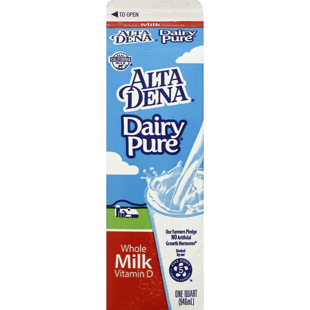 Dean's Dairy Pure Whole Milk, 1 Quart
