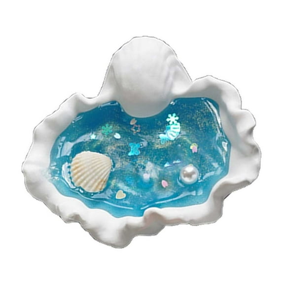 YIMWNYI Conch Soy Wax Gel Candle with Essential Oil, Ocean Theme Scented Aromatherapy Candle for Stress Relief, Meditation, Yoga, Home Decor, Breezy Shore Desktop Decoration Gift