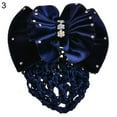 thumbnail image 5 of Eosunjian Women Bow Barrette Hair Clip Cover Bowknot Bun Snood Hairnet Hair Accessory, 5 of 5