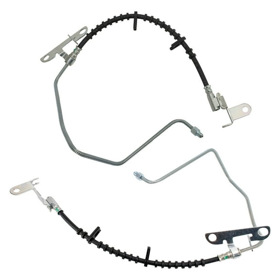 TRQ Rear Brake Hose Set BLA63898 Fits Select 2003-2005 Dodge Grand Caravan , 2003-2004 Chrysler Town & Country