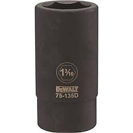 UPC: 0076174751352 | Stanley Tools 7517030 DWMT75135OSP Impact 0.75 Drive Socket  1.187