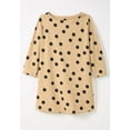 thumbnail image 2 of Jessica London Women's Plus Size Boatneck Tunic Top 3/4 Sleeve Shirt  Loose Fit, 2 of 3