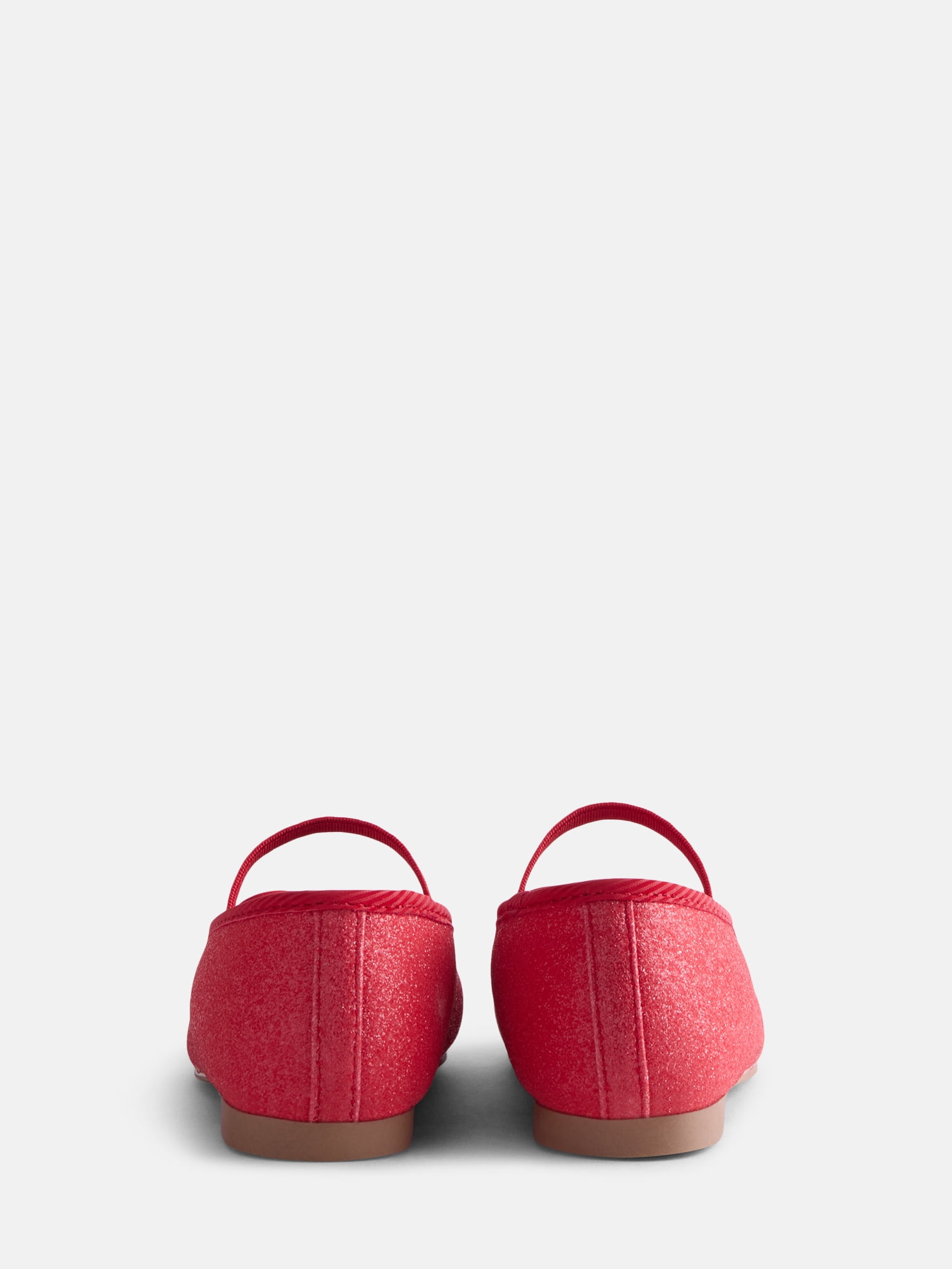 Wonder Nation Baby Girls Bow Ballet Dress Shoes