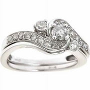 3/4-carat T.w. Round White Diamond 14-ca