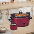6Quart Programmable Slow Cooker, Portable Electric Food Warmer with