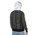 thumbnail image 5 of Nightmare Before Christmas Men's Jack Skellington Tuxedo Full-Zip Adult Costume Hoodie, 5 of 6