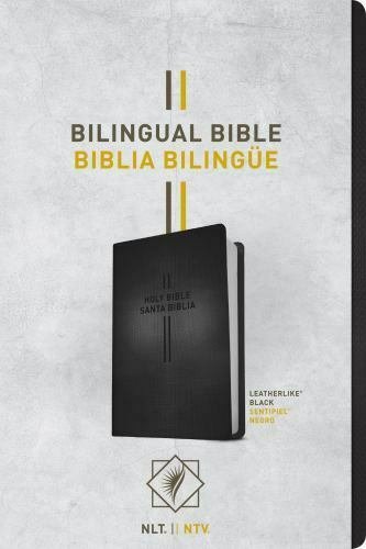 Santa biblia english español 聖書 NLT Bilingual Bible/Biblia Bilingue NLT/NTV - Hard Cover - Black