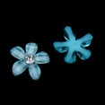 thumbnail image 3 of simhoa 20Pcs Crystal Rhinestones Flower Resin Buttons Embellishments Flatback Beads DIY Light Blue, 3 of 8