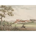thumbnail image 3 of Søren L. Lange 18x14 Black Modern Framed Museum Art Print Titled - Bygholm at Horsens (1821 - 1822), 3 of 5