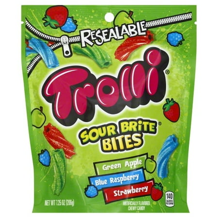 trolli sour bites assorted brite gummi oz candy