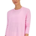 thumbnail image 2 of ID Ideology Womens Active Solid Crewneck Top Pink Stone S, 2 of 3