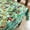 Green, variant on Poly-Cotton Tablecloth Animal Print Fish Aquarium (36" x 36", Dark Blue)