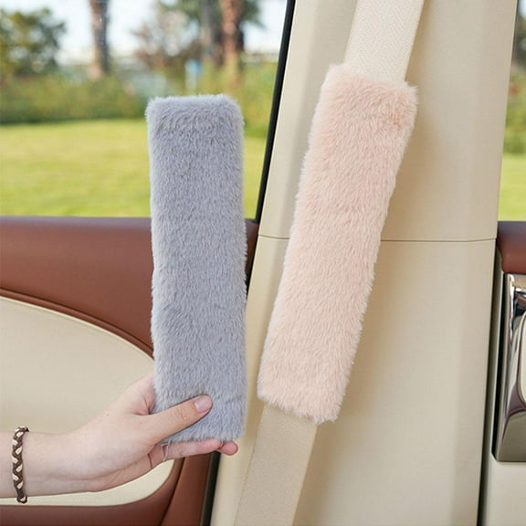 HPDL Car Seat Belt Shoulder Protector Plush Anti Pinch Shoulder Protector