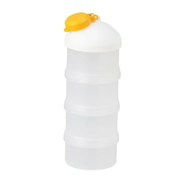 Siruishop Baby Formula Dispenser,Kids Snack Storage,Leakproof,Milk Powder Container Protein Powder Container for Travel Fitness Workout 4 layers