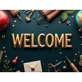 thumbnail image 4 of Welcome Banner with International Flags Circular Design Background Event Decoration Party Supplies Global Conference Backdrop Indoor Outdoor Display, 4 of 4