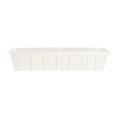 thumbnail image 1 of Novelty Poly-Pro Plastic Flower Box Planter, White, 30-Inch, 1 of 4