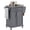 Grey 726, variant on portable serving trolley table with drawer, Rolling Kitchen Island Cart with Adjustable Shelf and 2 Towel Racks, Grey MDF Kitchen Cart for Small Spaces