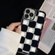 thumbnail image 3 of Estuche protector de material de TPU suave y delgado con patrón geométrico a cuadros de 3 piezas para Apple iPhone 14 Series Zhivalor CPB-SSW1164-2, 3 of 5
