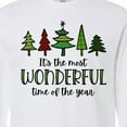 thumbnail image 4 of Inktastic It's the Most Wonderful Time of the Year Fun Christmas Trees Long Sleeve T-Shirt, 4 of 5