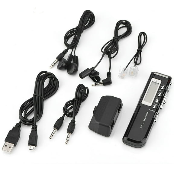 Ashata Multi-language 8GB Memory Digital Voice Recorder Auto Recording Mini Audio Recorder, Digital Audio Recording Devices,Voice Recorder