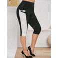 thumbnail image 2 of Pantalones de bolsillo de bolsillo de dos tonos Rosegal Pantalones de talla grande, 2 of 5