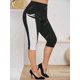 thumbnail image 2 of Pantalones de bolsillo de bolsillo de dos tonos Rosegal Pantalones de talla grande, 2 of 5