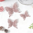 thumbnail image 6 of ZhyrZng Christmas Tree Butterfly Ornaments,3D Glitter Hollow Butterfly Decorations Xmas Butterflies Wall Hanging Decor with Stems for Christmas Tree and Holiday Crafts, 9Pcs, 6 of 7
