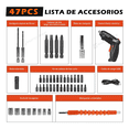 thumbnail image 2 of Destornillador Electrico Atornillad Inalambrico Herramientas Xtellar negro, 2 of 4
