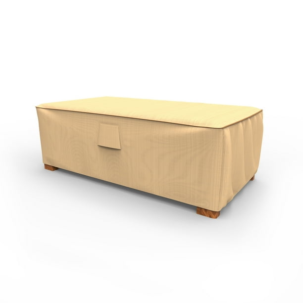 Budge Medium Tan Patio Ottoman Table Cover Neverwet Com Budge Medium Tan Patio Ottoman Table, Rustoleum Outdoor Furniture Covers