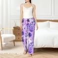 thumbnail image 4 of Honiee Violet for elegant Women's Lounge Pants and Pajama Pants, crafted for ultimate comfort in your sleepwear essentials-Medium, 4 of 6
