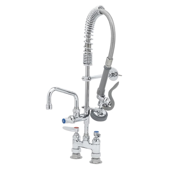 24 5/8"H Deck Mount Pre Rinse Faucet - 1.15 GPM, Base with Nozzle