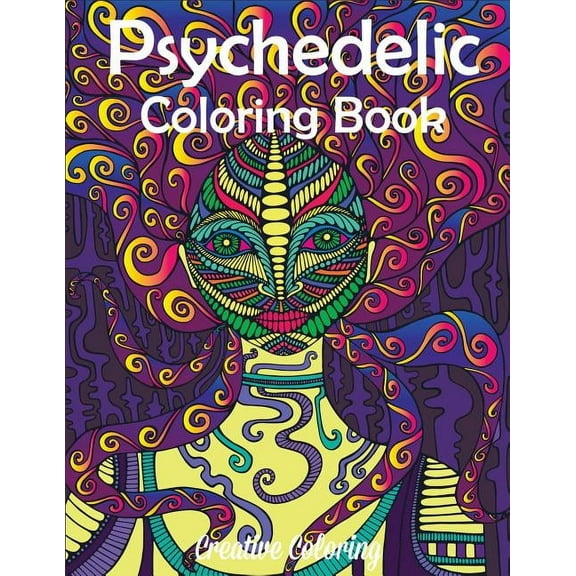 Psychedelic Coloring Book, (Paperback)