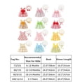 thumbnail image 4 of IBTOM CASTLE Toddler Baby Girls Tutu Dress Summer Sleeveless Backless Princess Casual Birthday Party Dresses Flower Bow Sundress with Straw Hat Set 2-3 Years Green Plaid + Heart, 4 of 4