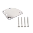 thumbnail image 3 of OULII Guitar Neck Plate Metal Silver for Professional Guitarists 1 Set, 3 of 8
