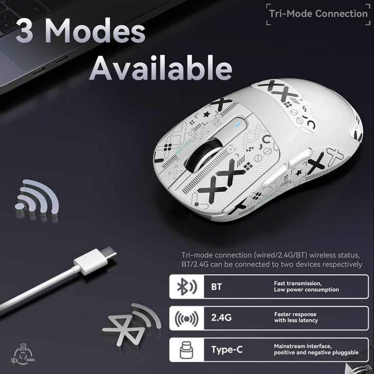 ATTACK SHARK X3 49g Superlight Gaming Mouse, 26000 DPI, PixArt
