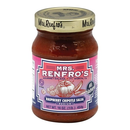 Raspberry Chipotle - Mrs. Renfro's Chipotle Salsa - Raspberry - Pack of 6 - 16 Oz.