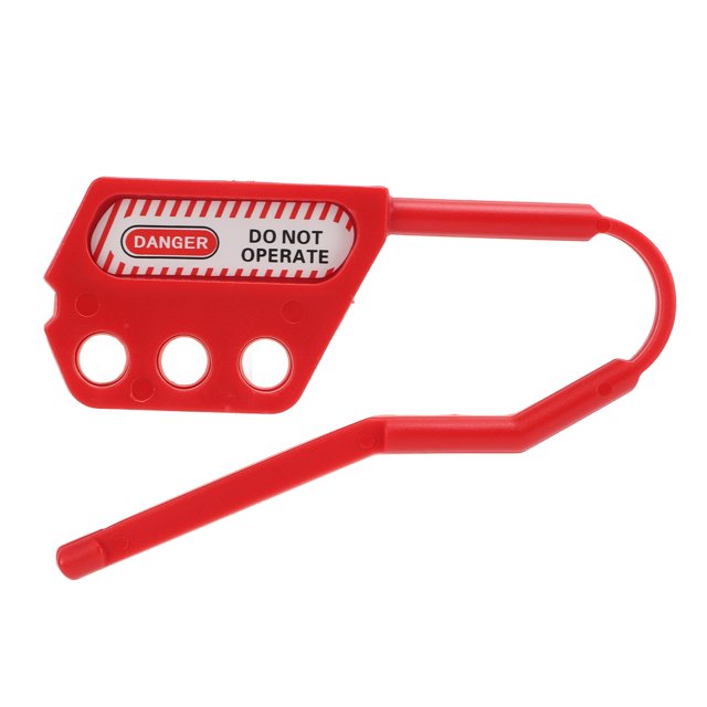 Serrure de Hasp en Nylon Industriel, Structure Compacte Flexible, Serrure Hasp 3 Trous, Conception Portable pour le Pétrole, pour Serrure à Hasp Industrielle