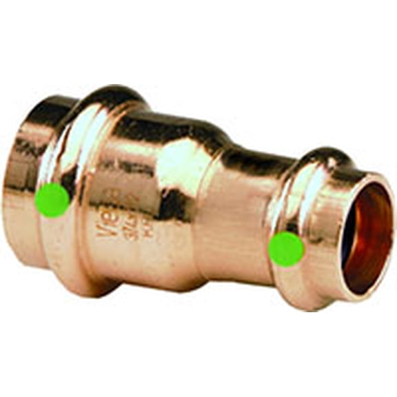 Viega 2" x 1-1/4" Press Reducer in Copper - 22328