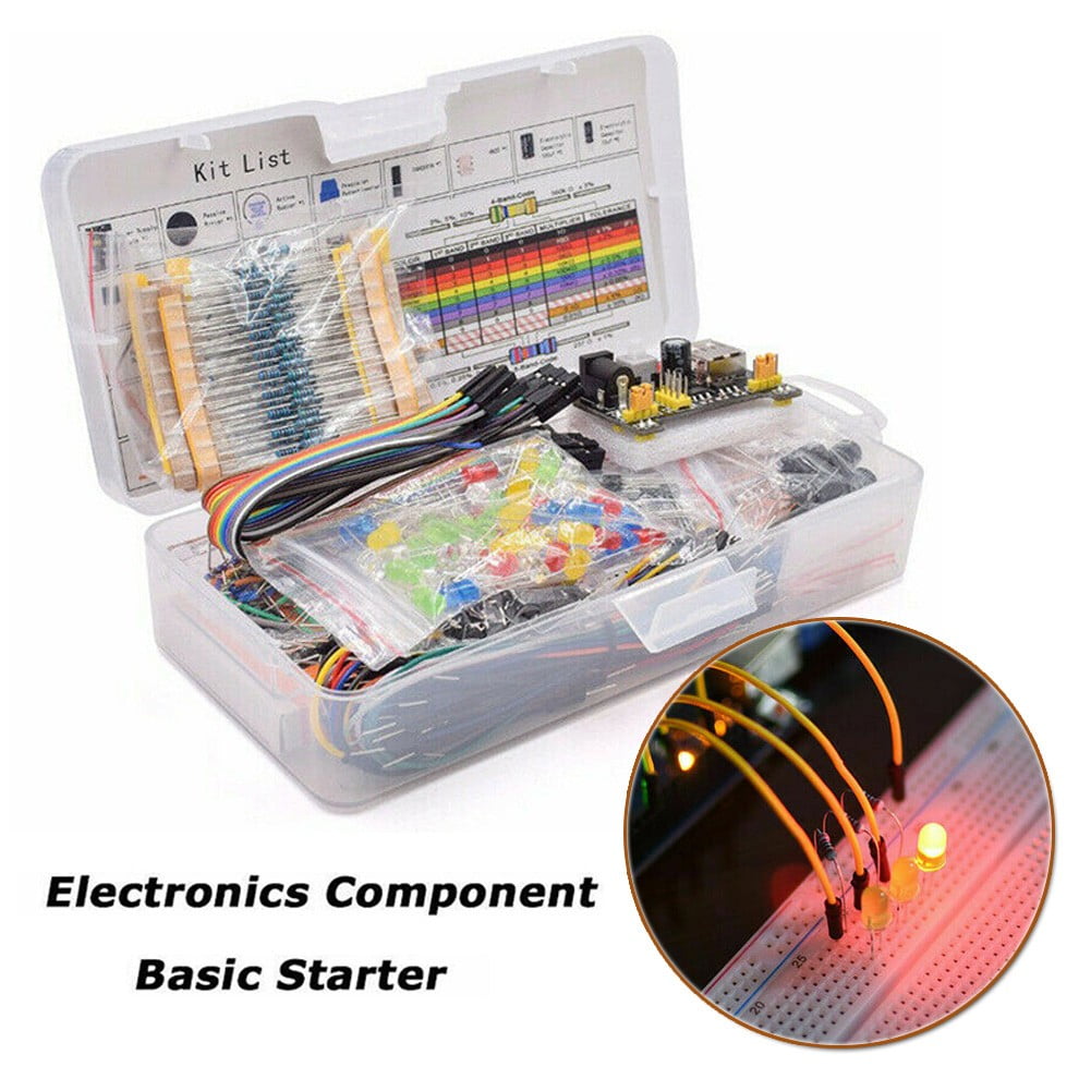 830 Breadboard Cable Resistor Electronics Component Starter Kit Fits For Arduino
