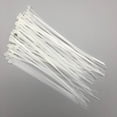 thumbnail image 2 of Shatex 8" White Self-locking Nylon Cable Zip Ties 100pack, 2 of 2