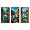 thumbnail image 2 of Designart "Yosemite National Park, California USA s Natural Wonderland" Landscapes Framed Wall Art Set Of 3 - Turquoise Usa Frame Canvas Set For Living Room Decor, 2 of 7