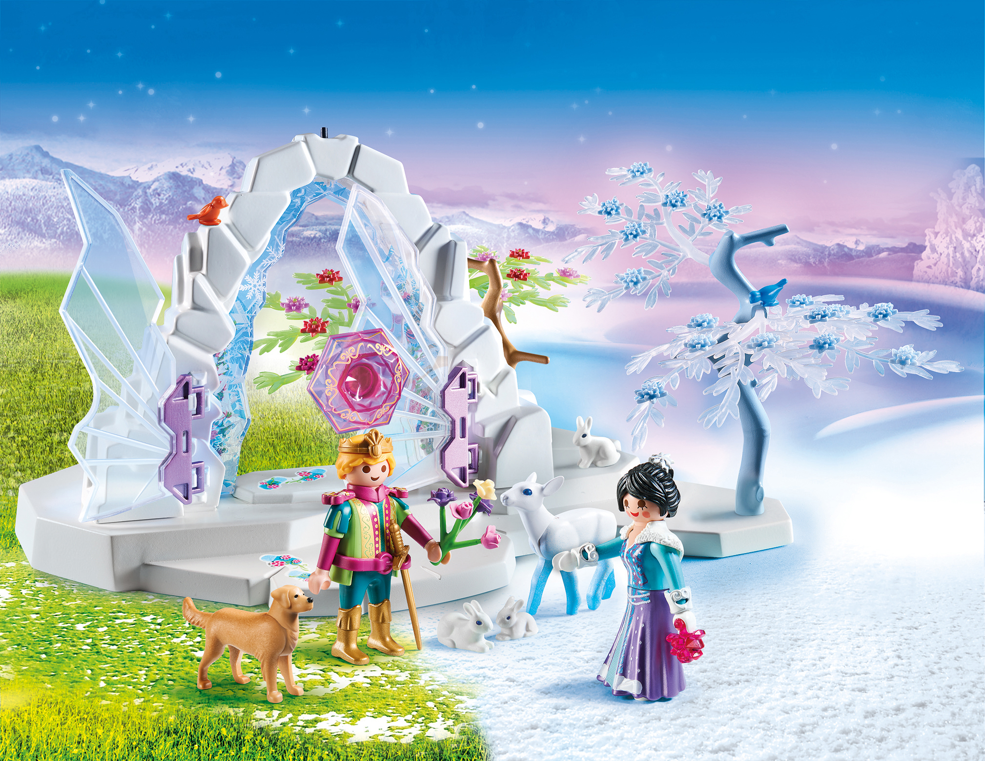 PLAYMOBIL Crystal Gate to the Winter World Doll Playset - image 3 of 6