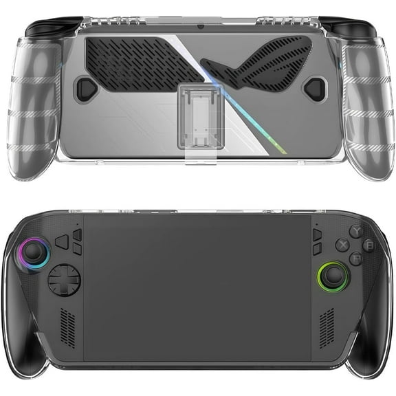 Case for ROG Xbox Ally X,Fully Wrap TPU Soft Protective Shockproof Cover with Support for ROG Xbox Ally X Accessories.-Clear